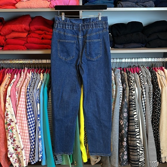 NY & Co paper bag waisted jeans size 4 - Picture 3 of 3